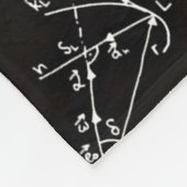 Geeky Wiskunde wiskunde gepersonaliseerd Fleece Deken (Hoek)