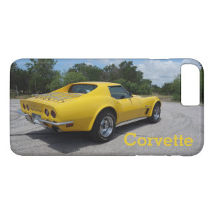 Geel 1973 Corvette Stingray iPhone 8 Plus / 7 Plus Hoesje