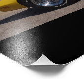 Geel 1973 Corvette Stingray Foto Afdruk (Hoek)