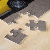 Geel 1973 Corvette Stingray Legpuzzel (Zijkant)