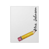 Geel #2 Potcil Schrijvend Engelse leraarsschool Notitieblok (Gedraaid)