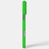 Geel 3D Indigo Moderne naam | Grappig Lime Green Case-Mate iPhone Case (Achterkant / Rechts)