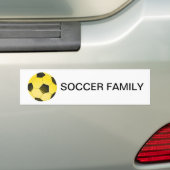 Geel-Amerikaans Voetbal of Football Bumpersticker (Op auto)