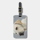 Geel Bagagelabel (Voorkant verticaal)