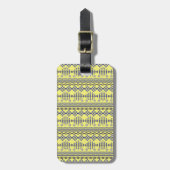 Geel Bagagelabel (Voorkant verticaal)