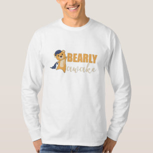 Geel Beer Barly Awake Cute Beer Teddy Bear T-shirt