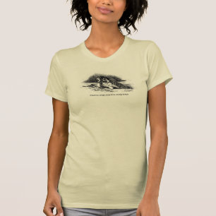 Geel behangpapier T-shirt