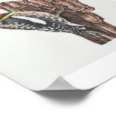 Geel-bellied Sapsucker Art Print (Hoek)