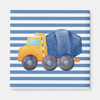 Geel beton Vierkante magneet Vrachtwagen