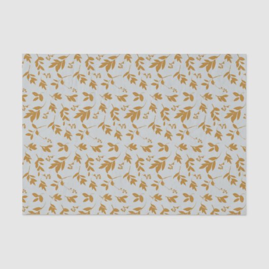 Geel bladvertakt tissuepapier (Voorkant)