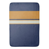 Geel Blauw en Pearl Stripes Badmat (Voorkant Verticaal)