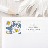 Geel Blauw en Witte Dagen Etiket (Insitu)