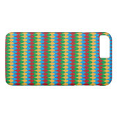 Geel Blauw Groen & Rood Geometrische Scallops Case-Mate iPhone Case (Achterkant (Horizontaal))