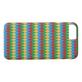 Geel Blauw Groen & Rood Geometrische Scallops Case-Mate iPhone Case (Achterkant (Horizontaal))