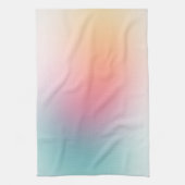 Geel Blauw Groen Roze Paarse Sjabloon Kleurrijk Theedoek (Verticaal)