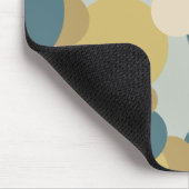 Geel-blauw Moleculen Muismat (Hoek)