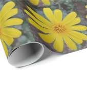 Geel bloemkool cadeaupapier (Rol Hoek)