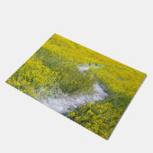 Geel bloemveld deurmat (Schuin)