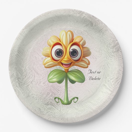 Geel Bord voor bloempapier (Voorkant)