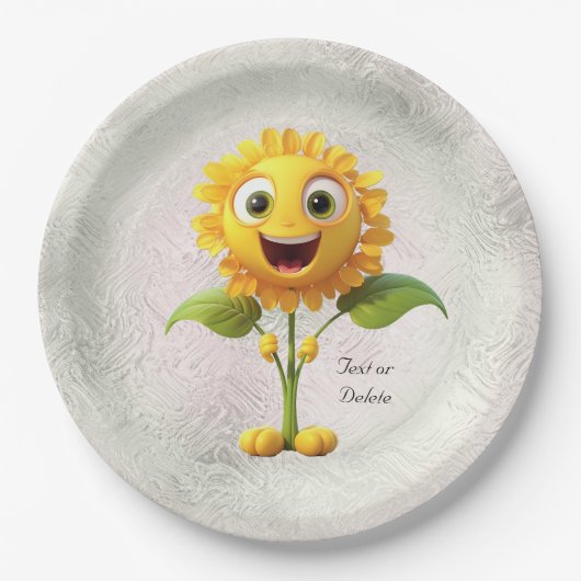 Geel Bord voor bloempapier (Voorkant)