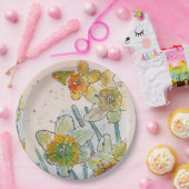 Geel Bord voor deffodilfluitpatroonpapier (Feest)