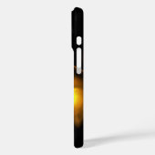 GEEL BREEDWIT-FRACTALE ROOS Case-Mate iPhone CASE (Achterkant / Links)