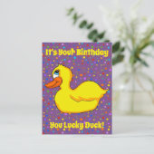 Geel Briefkaart (Staand voorkant)