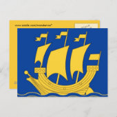 Geel Briefkaart (Voorkant / Achterkant)