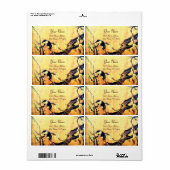 Geel bruin etiket (Full Sheet)