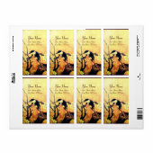 Geel bruin etiket (Full Sheet)