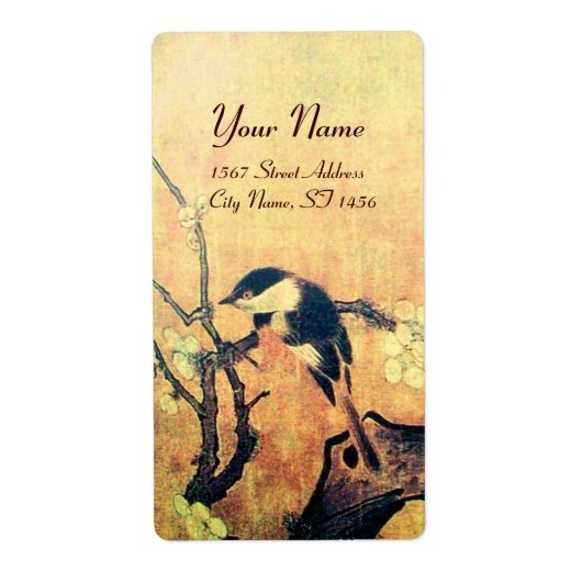 Geel bruin etiket (Voorkant)