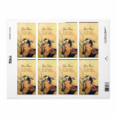 Geel bruin etiket (Full Sheet)