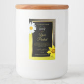 Geel bruin glitter zwart product Etiketten toevoeg (Voorkant)