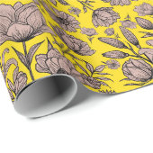 Geel Cadeaupapier (Rol Hoek)