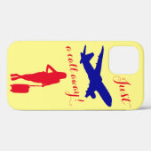 Geel Case-Mate iPhone Case (Achterkant (horizontaal))