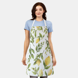 Geel Citroen Sorrento Mediterraan Bruidsdiner Schort