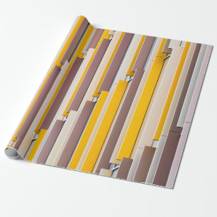 GEEL CONCRETE BOUW TIJDENS DAGEN CADEAUPAPIER