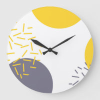 Geel, cool, modern, trendgeometrische kunst groot