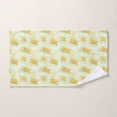  geel Daffodil Floral Bad Handdoek (Handdoek)