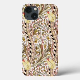  geel Daffodil Floral Pattern iPhone 13 Hoesje