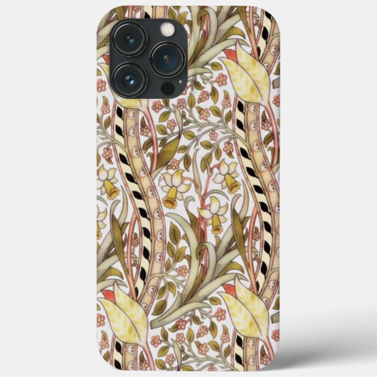geel Daffodil Floral Pattern Case-Mate iPhone Case (Achterkant)