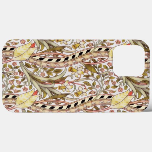  geel Daffodil Floral Pattern Case-Mate iPhone Case (Achterkant (horizontaal))