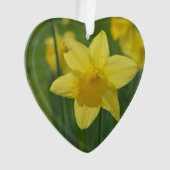 Geel Daffodil Ornament (voorkant)