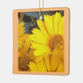 Geel Daisy Ornament (Links)