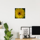 Geel Daisy Poster (Thuiskantoor)