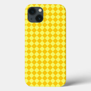 Geel Diamond-patroon met combinatie STaylor iPhone 13 Hoesje