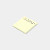 Geel diaperder Baby shower Genderneutraal Post-it® Notes (Schuin)