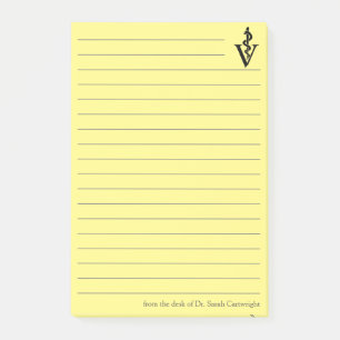 Geel Dierenarts Kantoor Veterinair Post-it® Notes
