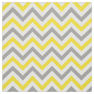 Geel, Dk Gray, White LG Chevron ZigZag Sz6 Stof