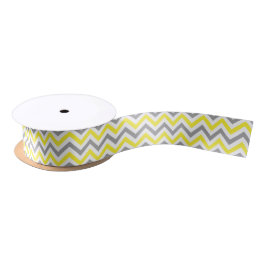 Geel, Dk Grey Wht Large Chevron ZigZag Pattern Lint